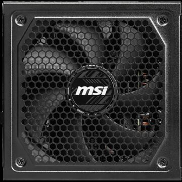 MSI MAG A1000GL PCIE5 II, 1000W, 80+ Gold, Fully modular, 135mm Vent, ATX 3.1 ready