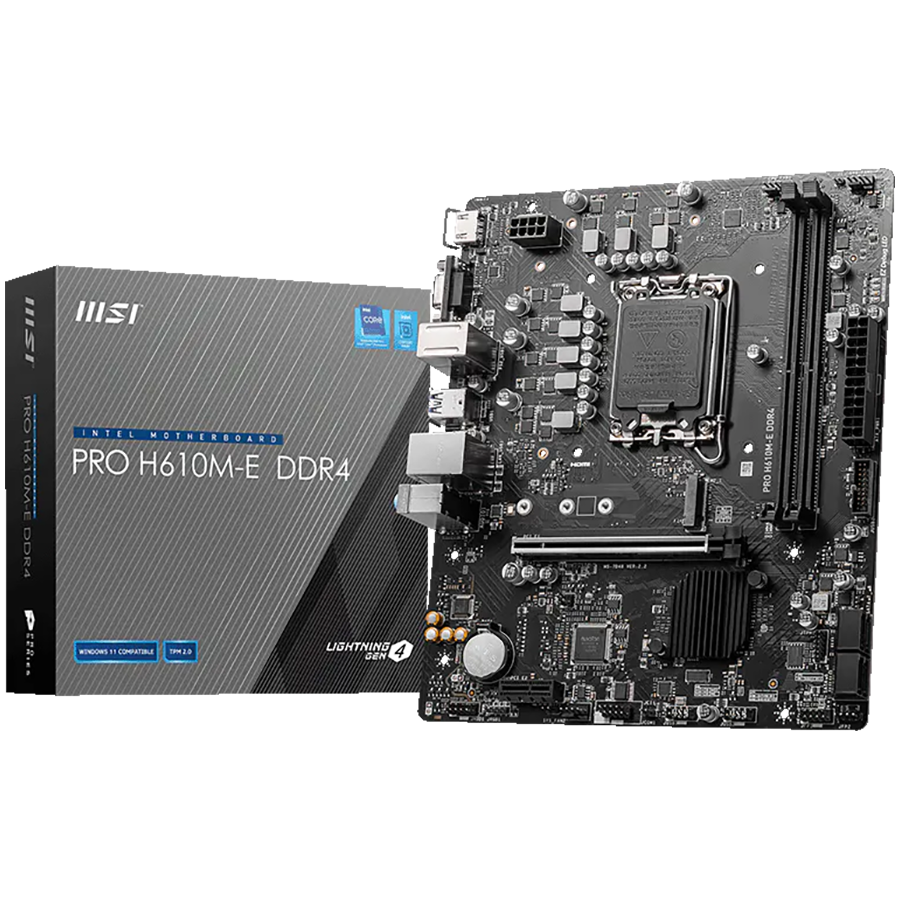 MSI PRO H610M-E mATX Socket 1700