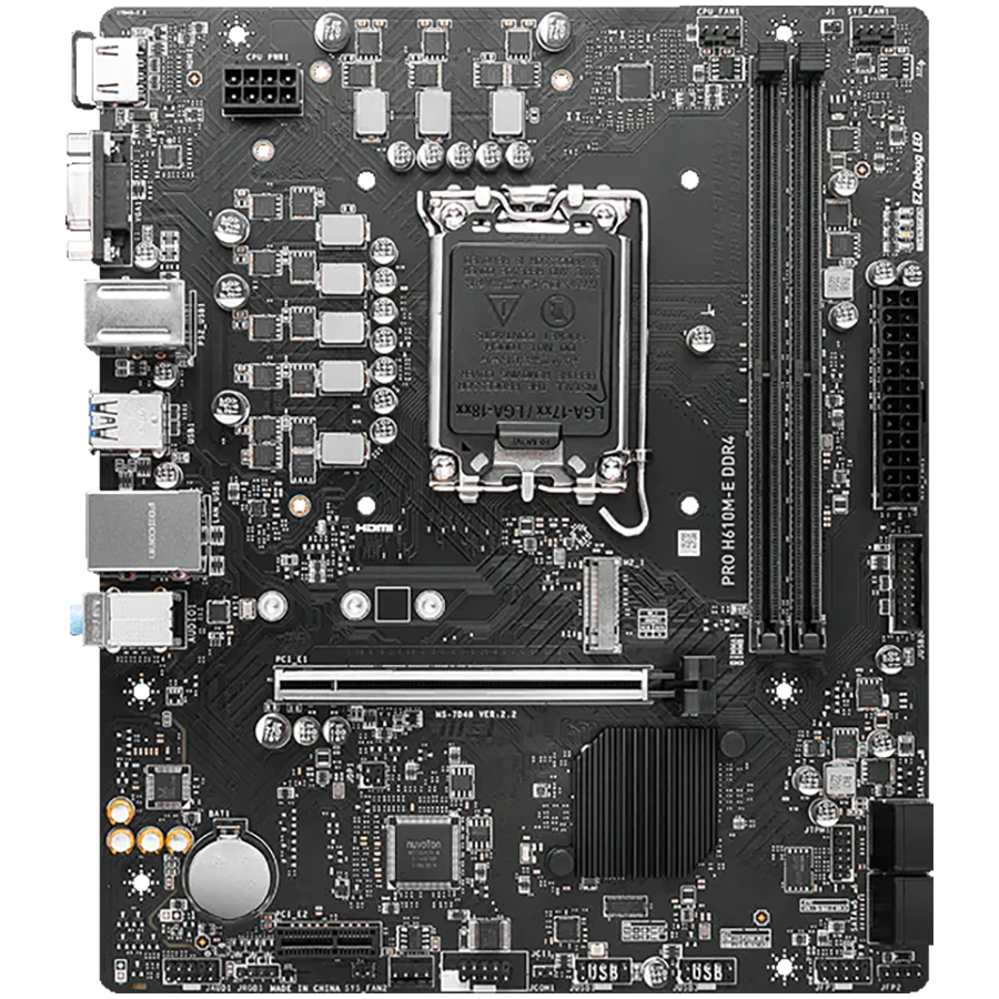 MSI PRO H610M-E mATX Socket 1700 - Slika 2
