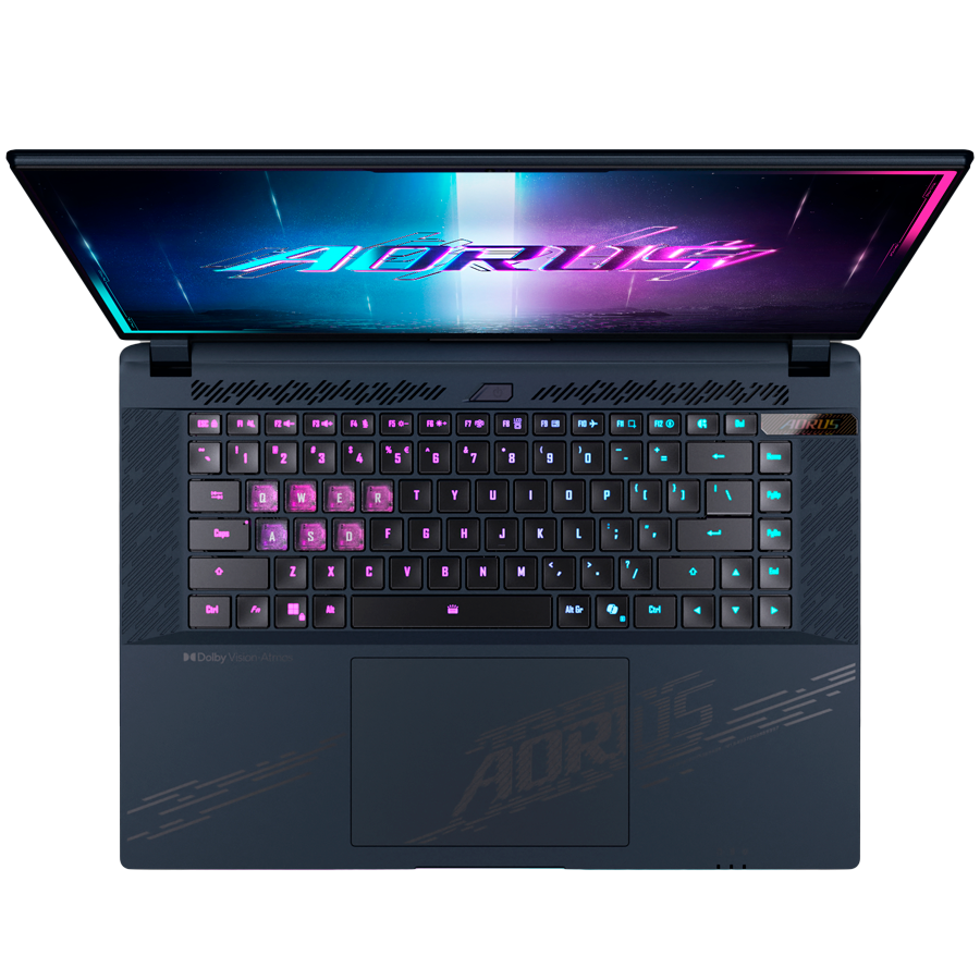 GIGABYTE Notebook AORUS MASTER 16, QHD+, 240Hz, OLED, Intel Core Ultra 9 275HX, 32GB DDR5 5600, NVIDIA RTX 5080 GDDR7 16GB, Gen4 1TB, Backlit, W11H - Slika 5