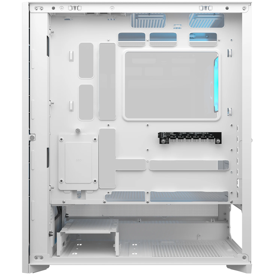 COUGAR AIRFACE 180 PC Case, Mid Tower, White - Slika 4