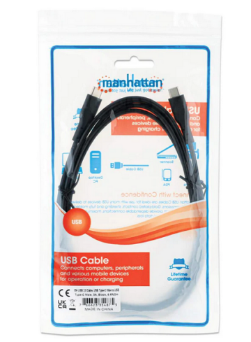 Manhattan kabel USB 2.0 Type-C