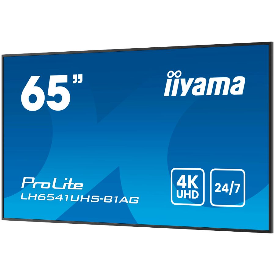 65" 3840x2160, 4K UHD IPS panel, 1% Haze, Landscape and Portrait mode, Speakers 2x 10W , 3x HDMI, 500cd/m2, Media Play USB Port, Control LAN / RS232C, VESA 500x500 -wallmount included - Slika 3