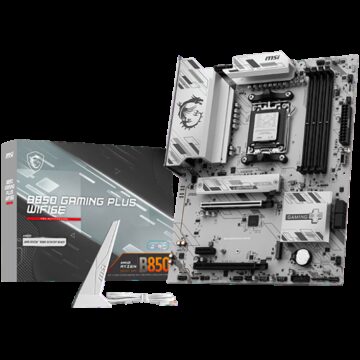 MSI B850 GAMING PLUS WIFI6E Motherboard, ATX - Supports AMD Ryzen 9000/8000 / 7000 Processors, AM5 - DDR5 Memory Boost 8200+ MT/s (OC), PCIe 4.0 x16, M.2 Gen5, Wi-Fi 6E, 2.5G LAN