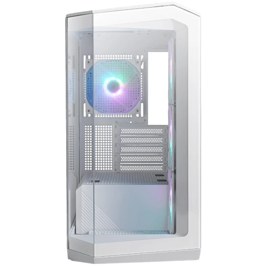 Chassis MSI MPG VELOX 300R AIRFLOW PZ WHITE, eATX, Mid Tower, 4x Pre-installed ARGB Fan, 485 x 235 x 518 mm, White - Slika 2
