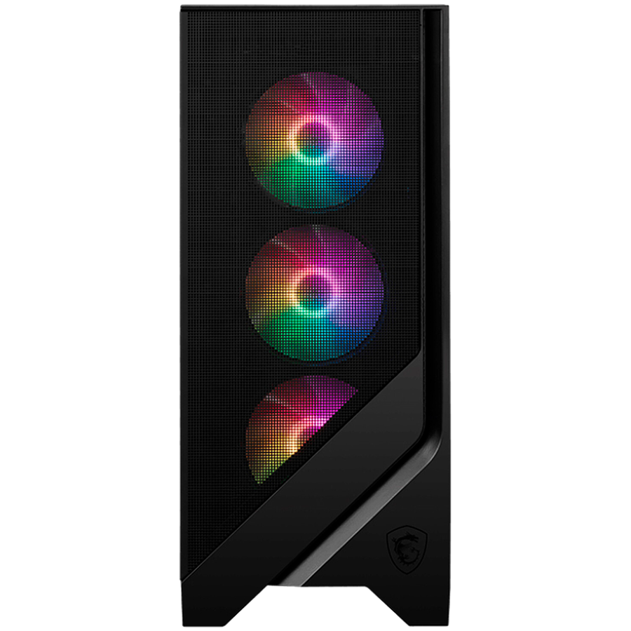 Chassis MSI MAG FORGE 120A AIRFLOW, ATX, Mid Tower, 6x Pre-installed RGB Fan, 411.6 x 210 x 498 mm, Black - Slika 2