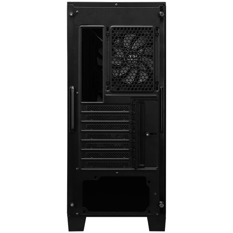 Chassis MSI MAG FORGE 120A AIRFLOW, ATX, Mid Tower, 6x Pre-installed RGB Fan, 411.6 x 210 x 498 mm, Black - Slika 4