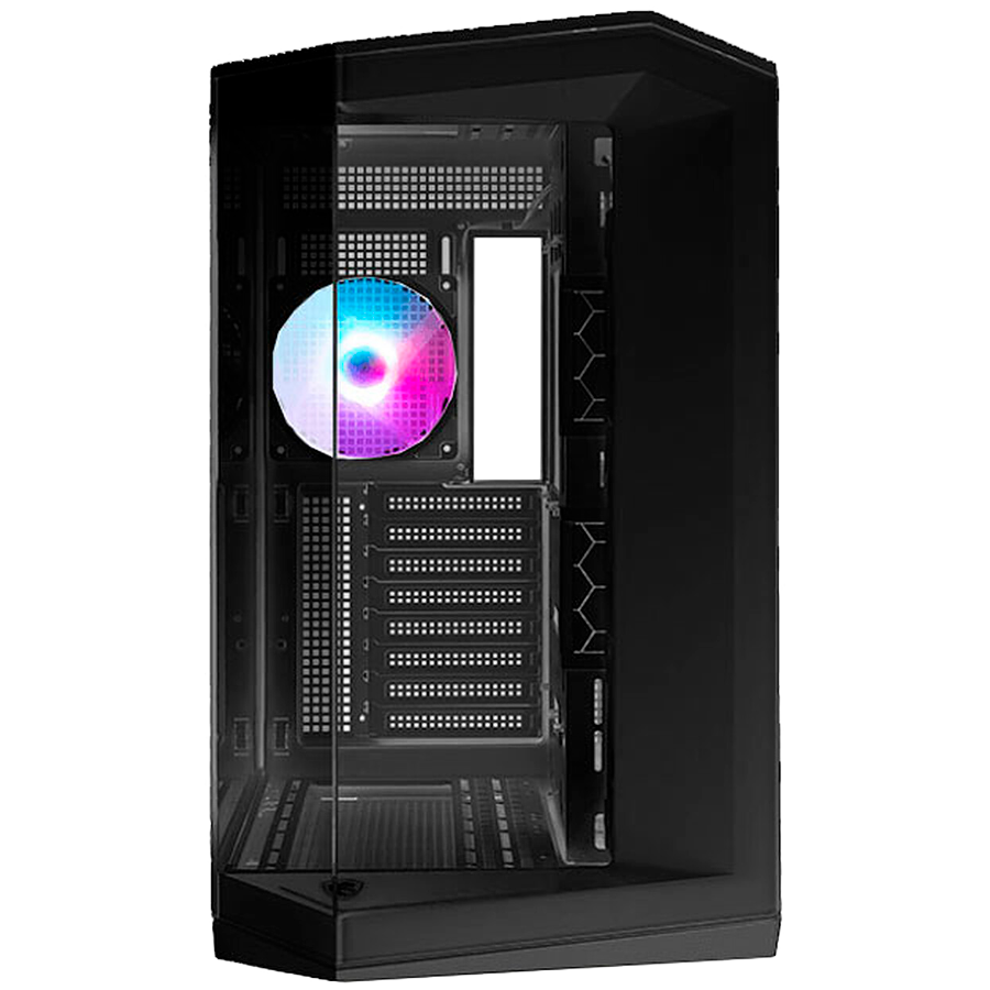 Chassis MSI MAG PANO 100R PZ, ATX, Mid Tower, 4x Pre-installed ARGB Fan, 518.7 x 290 x 482mm, Black - Slika 2