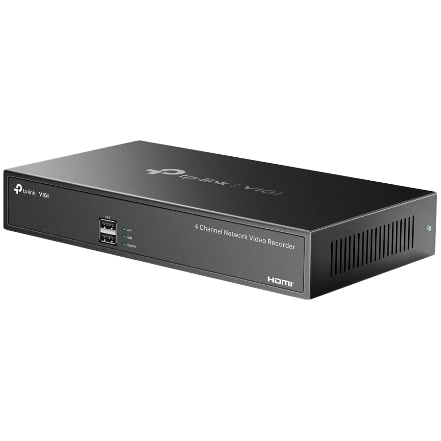 4 Channel Network Video Recorder H.265+/H.265/H.264+/H.264, Up to 8MP resolution, Decoding capability/8-ch @2MP, 80 Mbps Incoming Bandwidth(up to 4 channels), 1× SATA Interface(up to 10 TB), 1× 100Mbps Ports, 2× USB 2.0, 12V DC 1.5 A, - Slika 2
