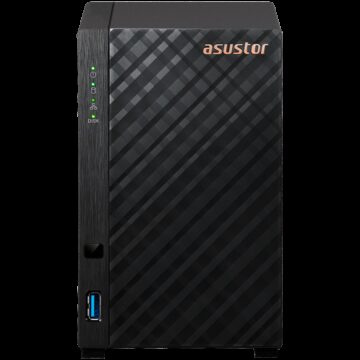 ASUSTOR NAS Drivestor2 2x 3.5" - 1x 2.5Gbe Realtek QuadCore RTD1619B 1.7GHz 1GB single PSU desktop