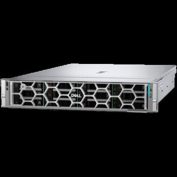 DELL PowerEdge R570, 12x 3.5", Intel Xeon 6 6511P (2.3GHz, 16C/32T, 72MB, DDR5-6400, 150W), 32GB RDIMM 6400MT/s, 2x960GB SSD, PERC H965i, iDRAC10 Enterprise, Intel E610-XAT2 Dual Port 10GbE BASE-T, Dual PSU 1100W, Sliding Rails,Bezel,3Y PS NBD
