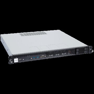 ASUS Workstation barebone ExpertCenter Pro ER100A B6 Rack 1U AMD EPYC 4004/4005, Ryzen 9000/7000, AMD B650 chipset, AM5, 4x ECC/nonECC UDIMM, 1x M.2, 2x SATA hot swap, 2x U.2/SATA fixed, 1x RTX GPU 1-slot low profile, 2x 2.5Gbps LAN, 500W platinum