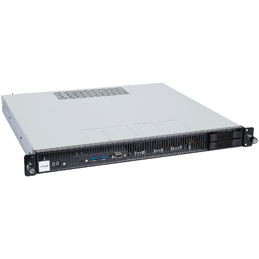 ASUS Workstation barebone ExpertCenter Pro ER100A B6 Rack 1U AMD EPYC 4004/4005, Ryzen 9000/7000, AMD B650 chipset, AM5, 4x ECC/nonECC UDIMM, 1x M.2, 2x SATA hot swap, 2x U.2/SATA fixed, 1x RTX GPU 1-slot low profile, 2x 2.5Gbps LAN, 500W platinum