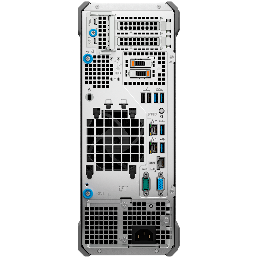 DELL EMC PowerEdge T160, 3x3.5"+ 2x2.5" Cabled HDD, Intel Xeon 6325P (3.5G, 4C/8T, 12MB, Turbo, 55W), 32GB UDIMM ECC 5600MT/s, 2x 480GB SSD SATA, PERC H355, iDRAC9 Enterprise, 300W PS, BCM 5720 DP 1Gb On-Board LOM, No OS, 3Y NBD - Slika 4