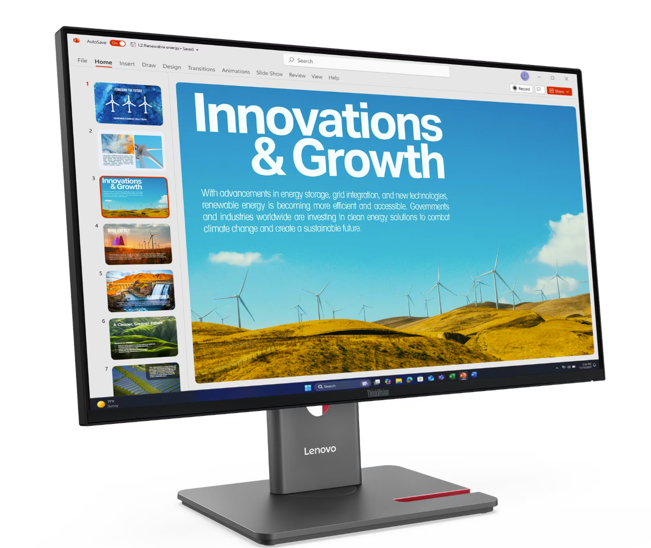 Lenovo P24QD-40 QHD IPS