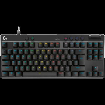 LOGITECH PRO X TKL RAPID Gaming Keyboard  - BLACK - US INT'L - USB - EMEA28i-935 - LINEAR