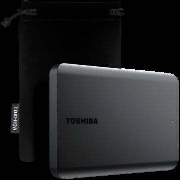 Toshiba External Hard Drive Canvio Basics Excl (2.5" 1TB, USB3.2 Gen 1, Black)