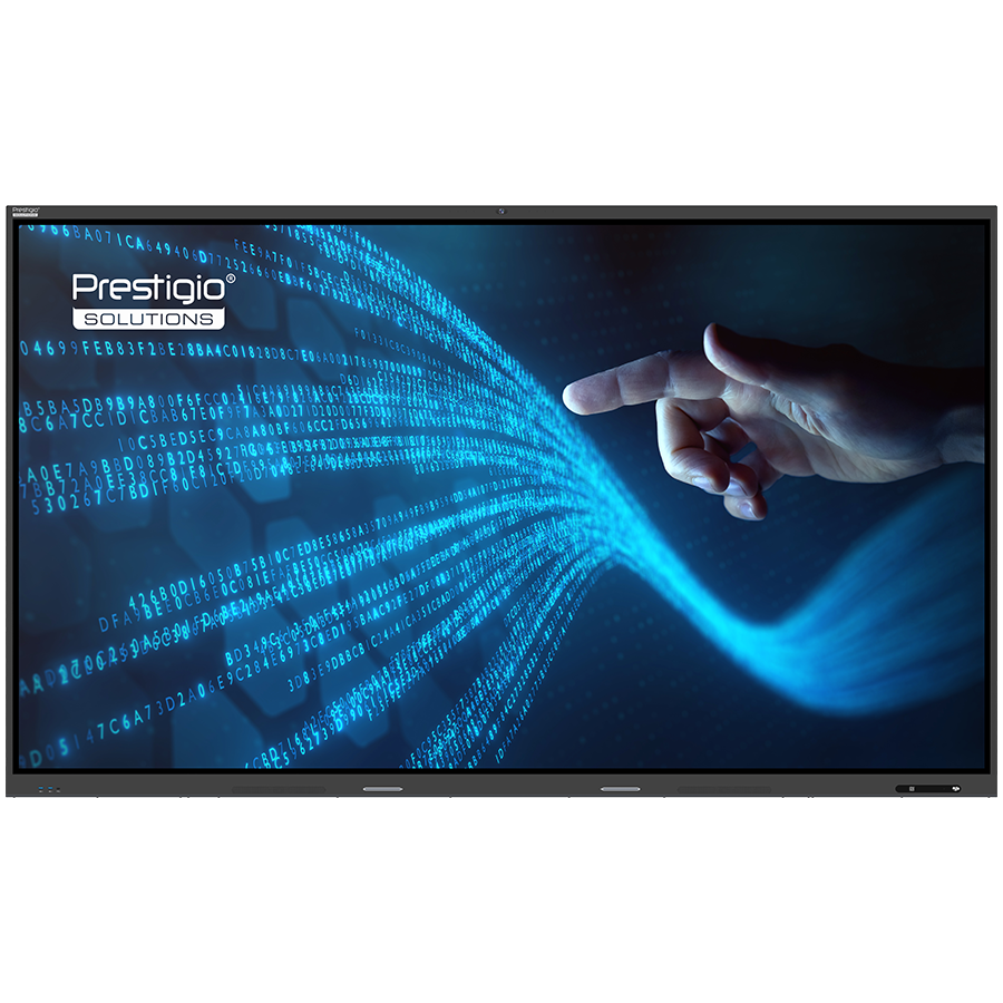 PRESTIGIO SOLUTIONS Multiboard 110-inch Light+ Gen 2, Android 13, Google EDLA, AI Camera, NFC, 16/128GB, black