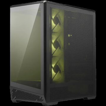 Chassis MAG PANO 130R PZ, ATX, Mid Tower, 4x Pre-installed 12mm ARGB Fan, 460 x 232 x 490 mm, Black