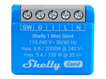 SHELLY 1 Mini Gen4 Smart Relay