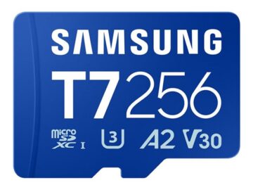SAMSUNG T7 microSD Memory Card 256GB