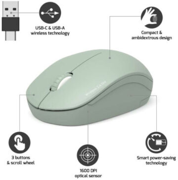 Port miš OFFICE WL USB-A/C