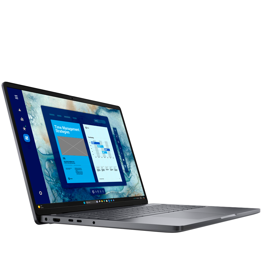 Dell Pro 16 (PC16250), 16" FHD+ (1920x1200), non-Touch, Intel Core 235U (12 TOPS,12C, 4.9GHz), 16GB DDR5, M.2 512GB SSD, Intel Integrated, WiFi, BT, HDMI, THB4 (DP/PD), USB-C (DP/PD), 2xUSB-A, RJ-45, FngPr, Backlit kb, Win11Pro, 4Y - Slika 2