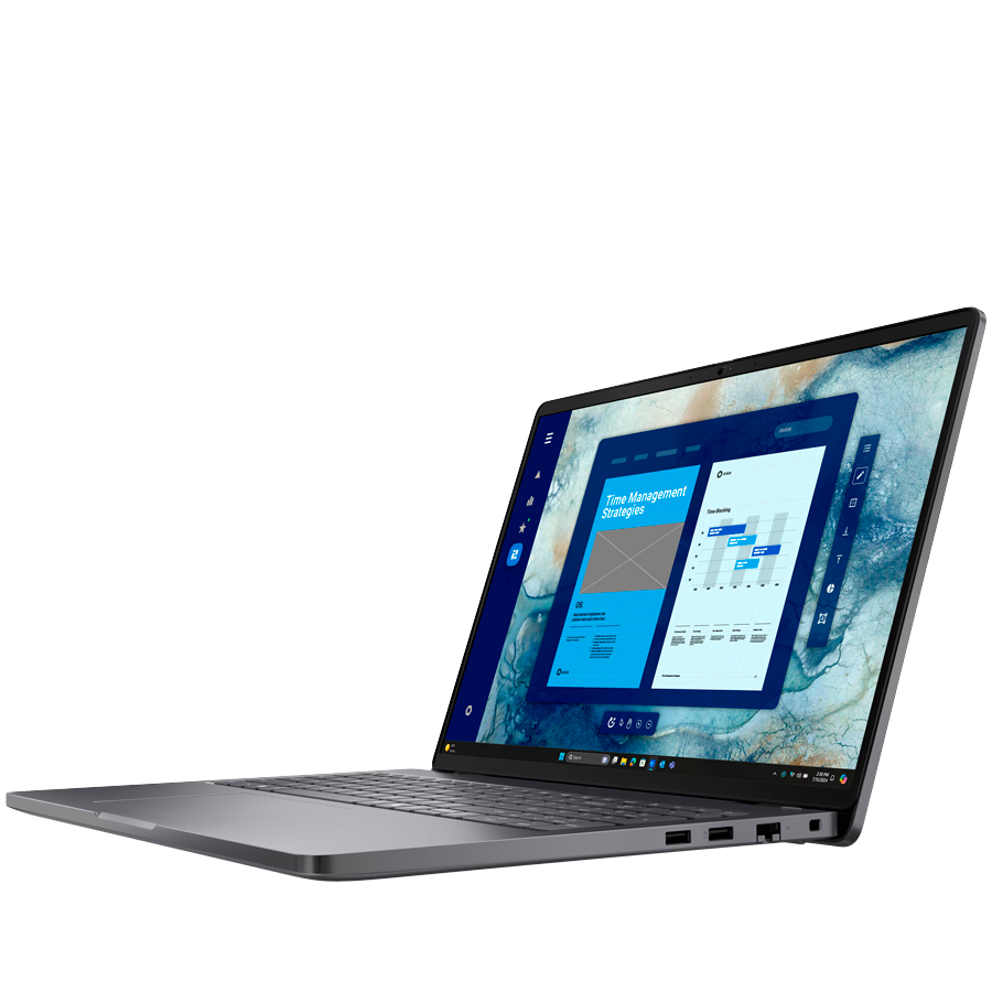 Dell Pro 16 (PC16250), 16" FHD+ (1920x1200), non-Touch, Intel Core 235U (12 TOPS,12C, 4.9GHz), 16GB DDR5, M.2 512GB SSD, Intel Integrated, WiFi, BT, HDMI, THB4 (DP/PD), USB-C (DP/PD), 2xUSB-A, RJ-45, FngPr, Backlit kb, Win11Pro, 4Y - Slika 3