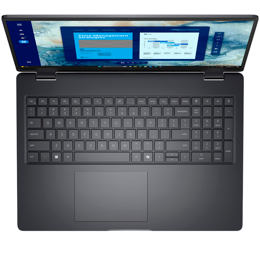 Dell Pro 16 (PC16250), 16" FHD+ (1920x1200), non-Touch, Intel Core 235U (12 TOPS,12C, 4.9GHz), 16GB DDR5, M.2 512GB SSD, Intel Integrated, WiFi, BT, HDMI, THB4 (DP/PD), USB-C (DP/PD), 2xUSB-A, RJ-45, FngPr, Backlit kb, Win11Pro, 4Y - Slika 5