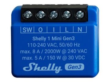 SHELLY 1 Mini Gen3 2-pack Smart Relay