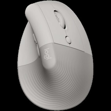 LOGITECH Lift Vertical Ergonomic Mouse - SAND - 2.4GHZ/BT - EMEA28i-935 - B2C