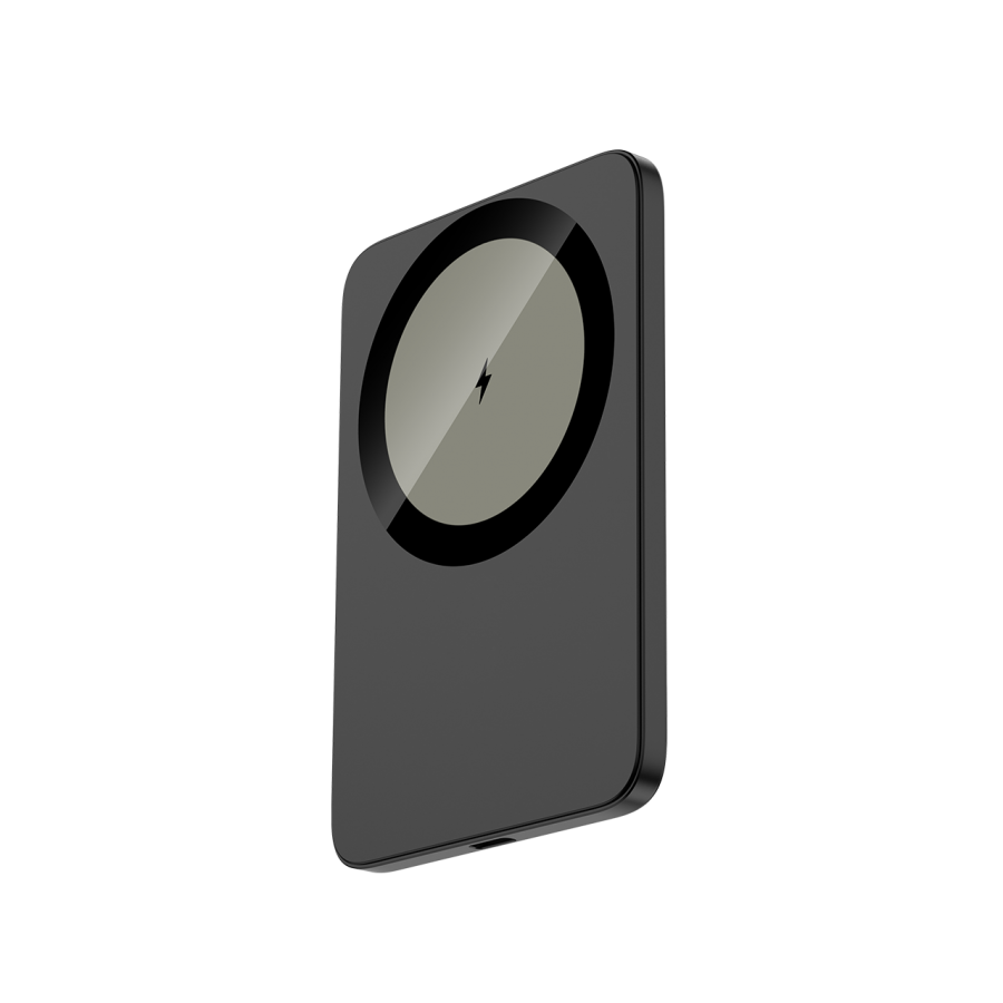 CANYON OnPower 503 Air 3000mAh Ultra-Slim Magnetic Wireless Power Bank, Full Metal Body, 5.8mm Thin Design, USB-C Charging, Dark Grey - Slika 5