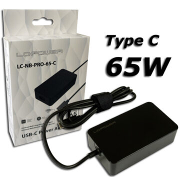 Lc power LC-NB-PRO-65W USB tip C notebook adapt.